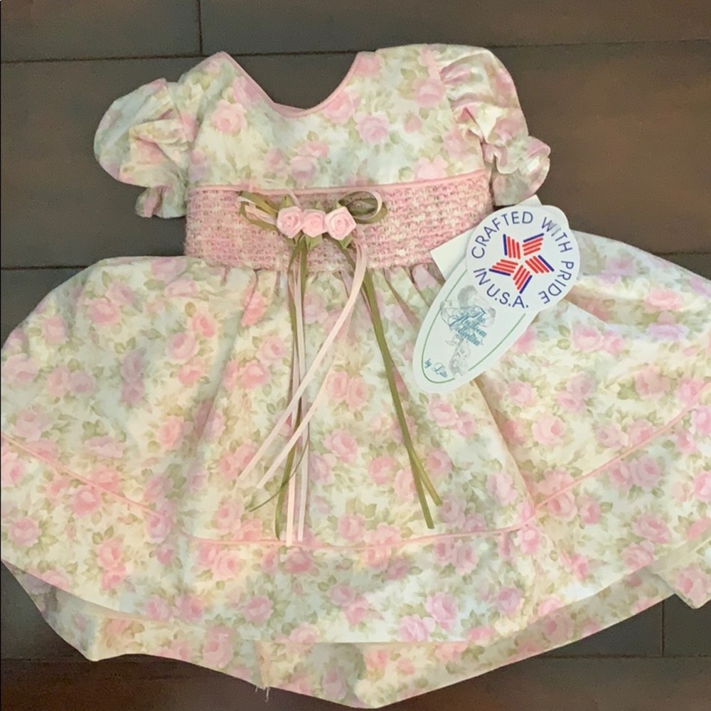 Sweet Pea and Lilli - Pink Floral Dress